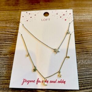 Loft costume necklace. Stars and moons